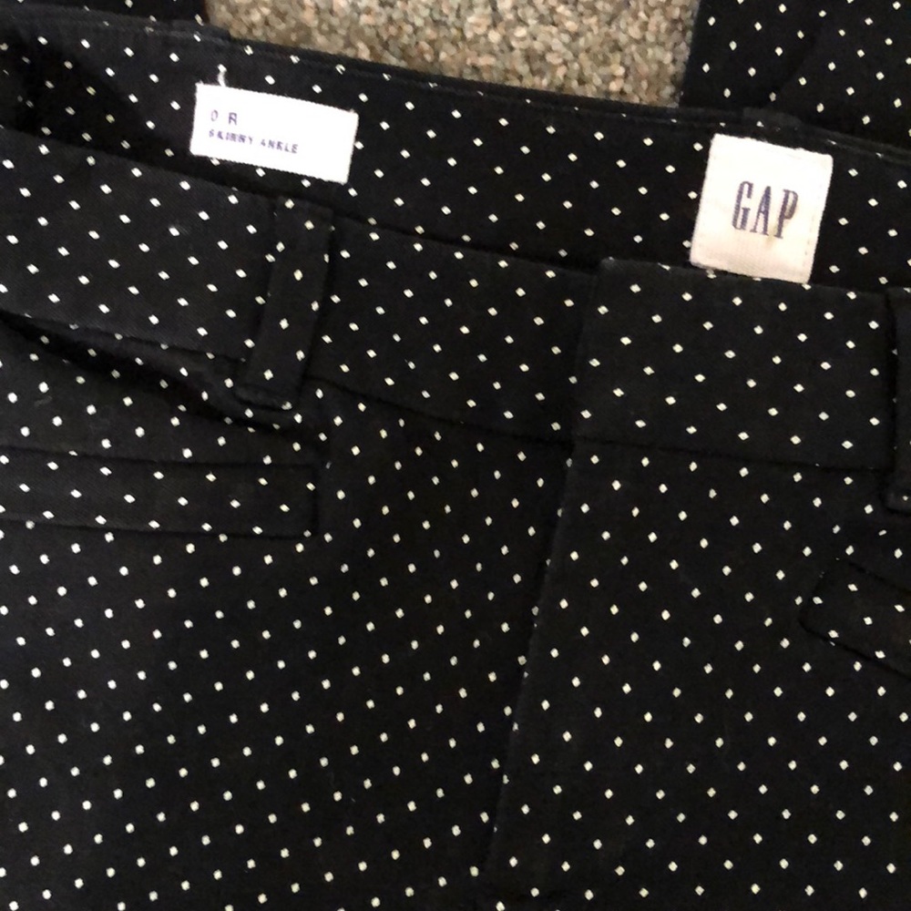 Gap Dot Print  Skinny Ankle Pant